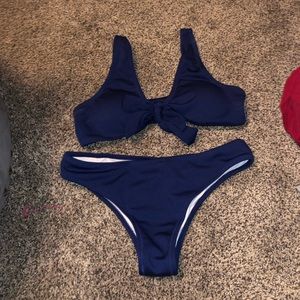 Navy Blue Bikini